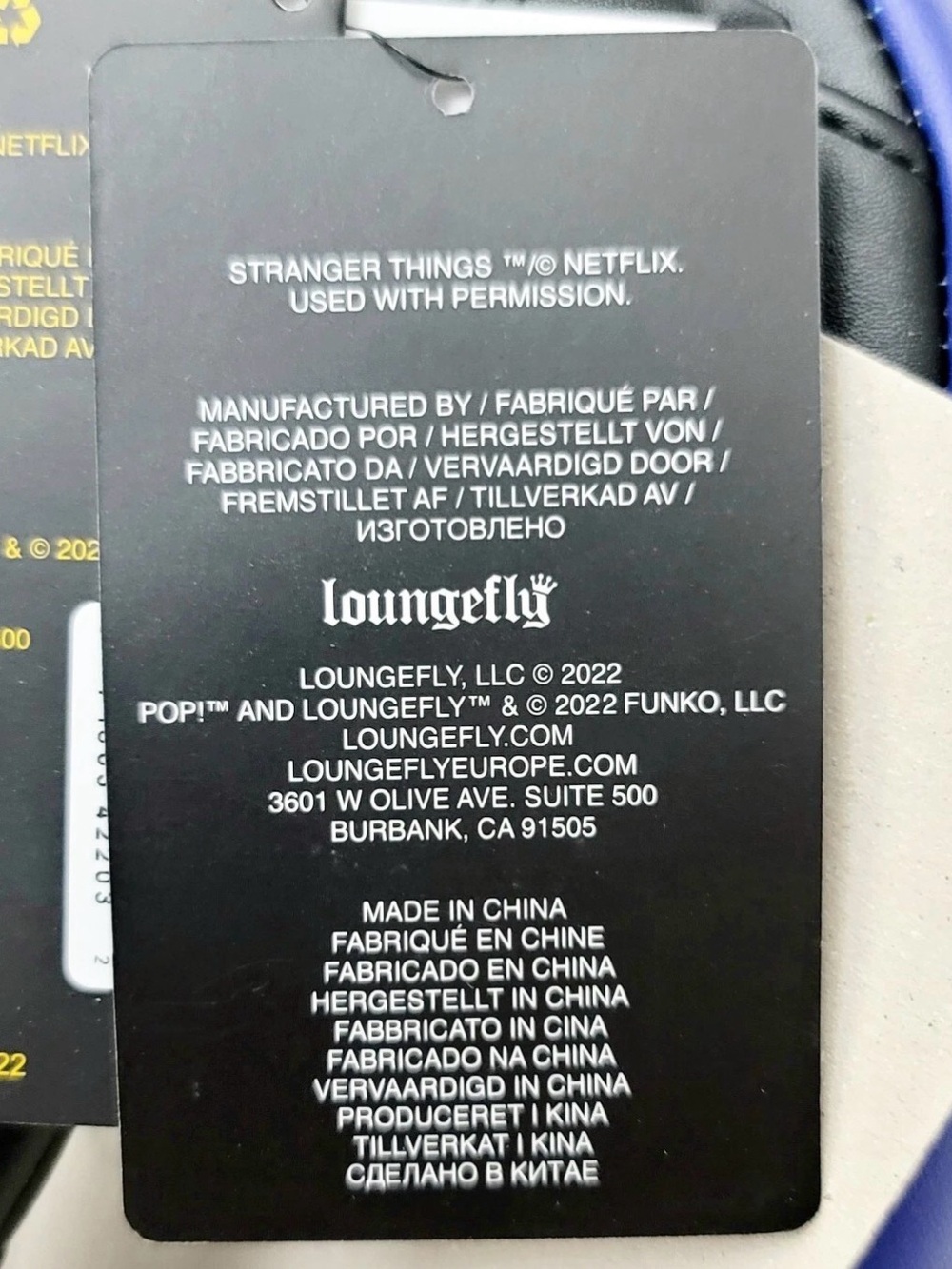 SDCC 2022 Loungefly Stranger Things Glow in the Dark LE Mini Backpack NWT - Picture 9 of 9